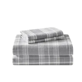 - Queen Sheets, Cotton Flannel Bedding Set, Brushed For Extra Softness & Comfo