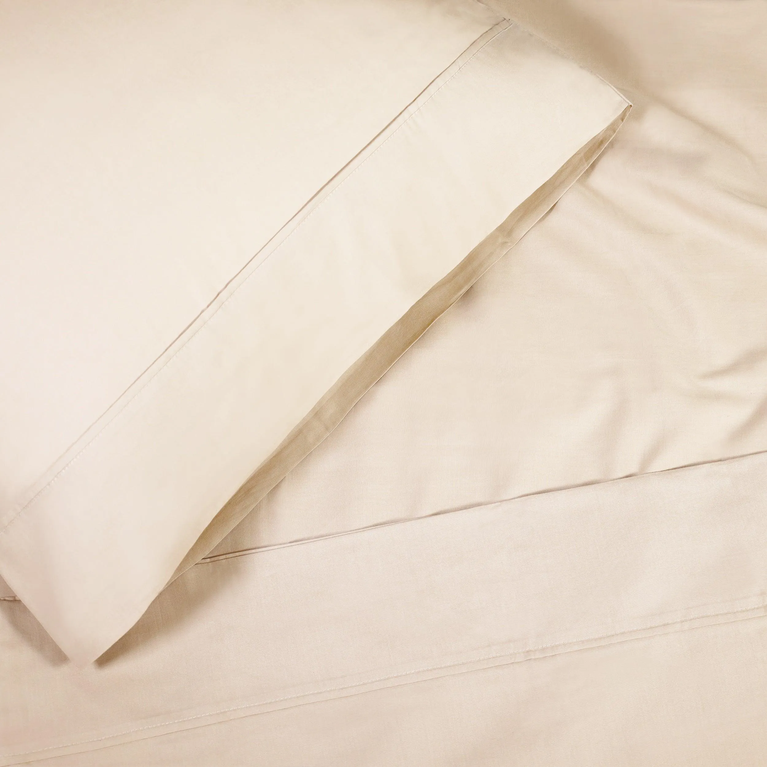 100% Cotton Percale 300 Thread Count Solid Deep Pocket Sheet Set