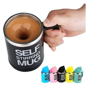 11.5*8cm yellow 400ml automatic mixing cup coffee cup smart electric mixing mug AZ18779