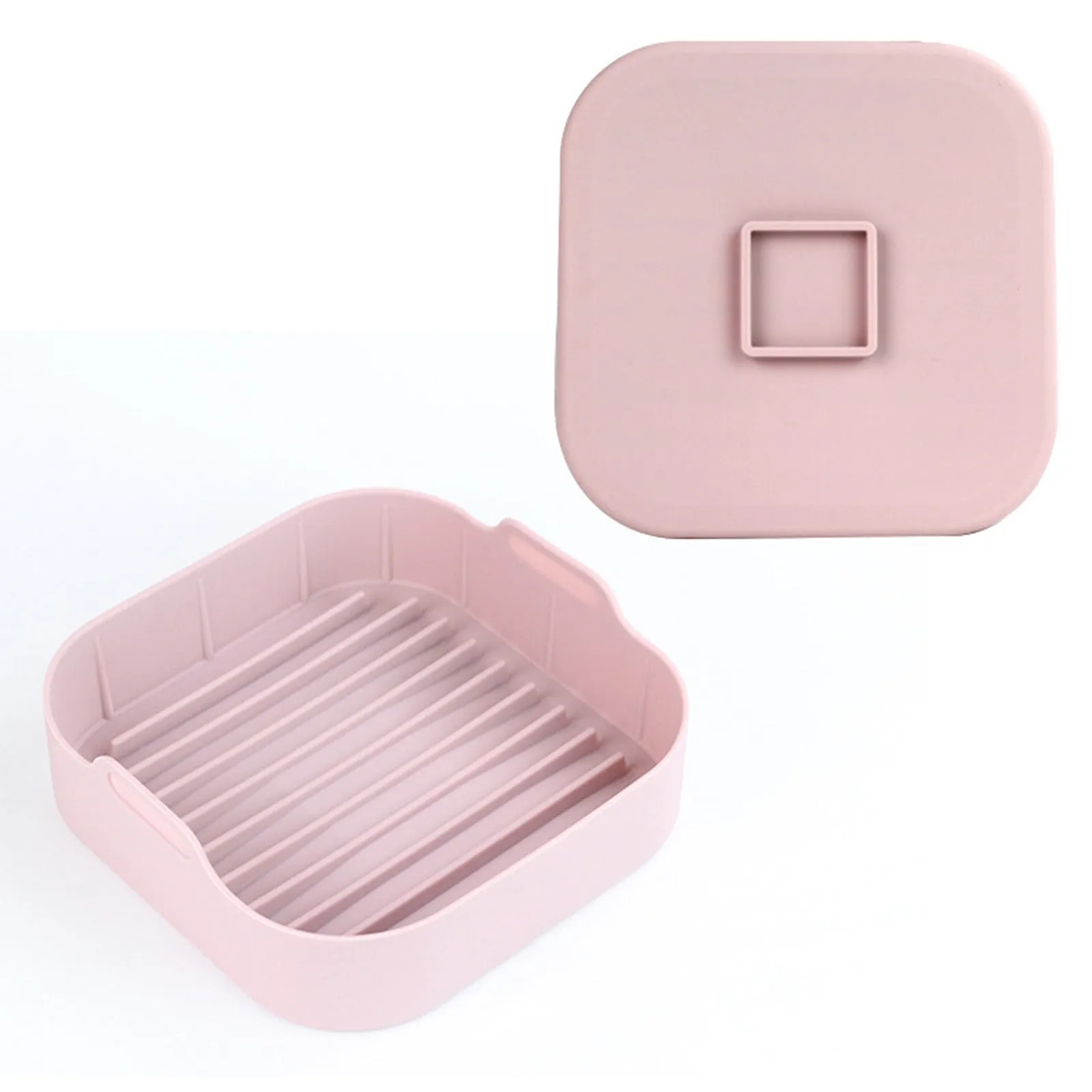 20.5CM Square Reusable Silicone Baking Pot Basket