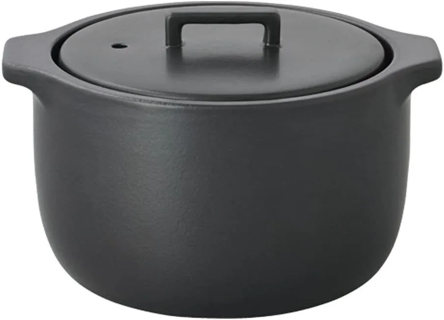 25195 KINTO Kinto KAKOMI rice pot 2 Go Black 25195 Japan New