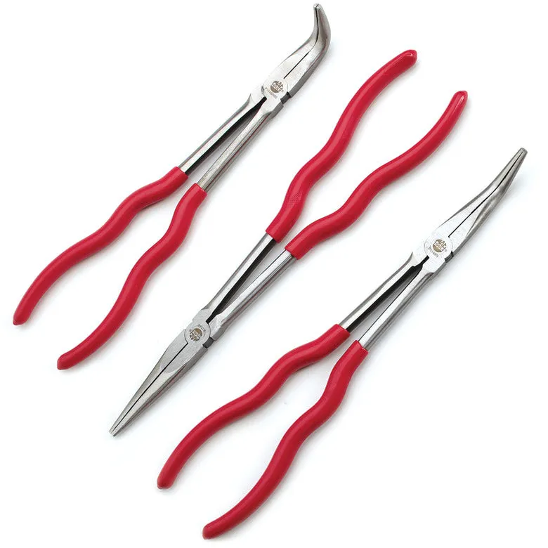 3-PC. Super Grip Long-Reach Pliers Set