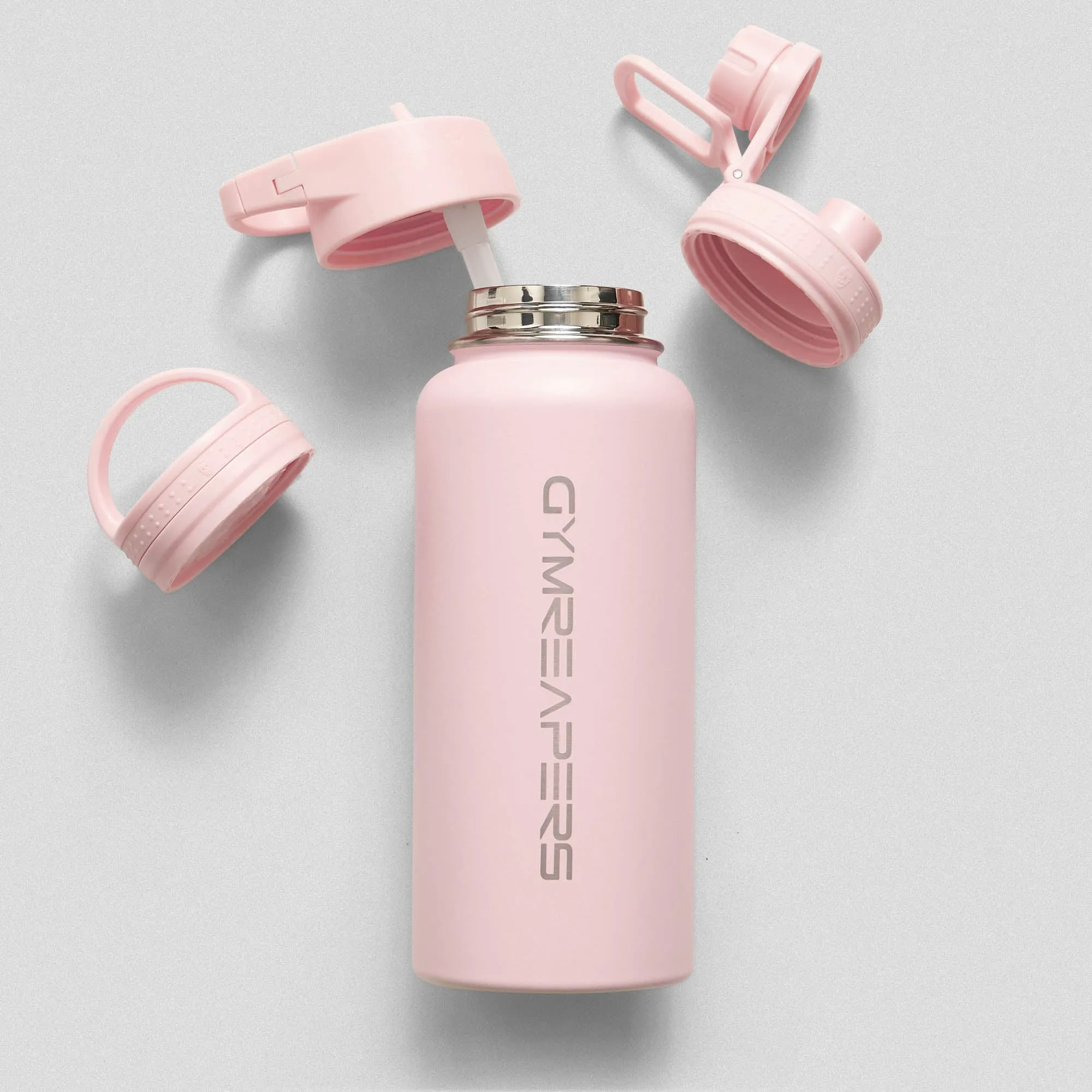 32 oz Stainless Steel Water Bottle - Pink