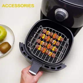 430 Stainless Steel Air Fryer Rack with Roast Meat Picks