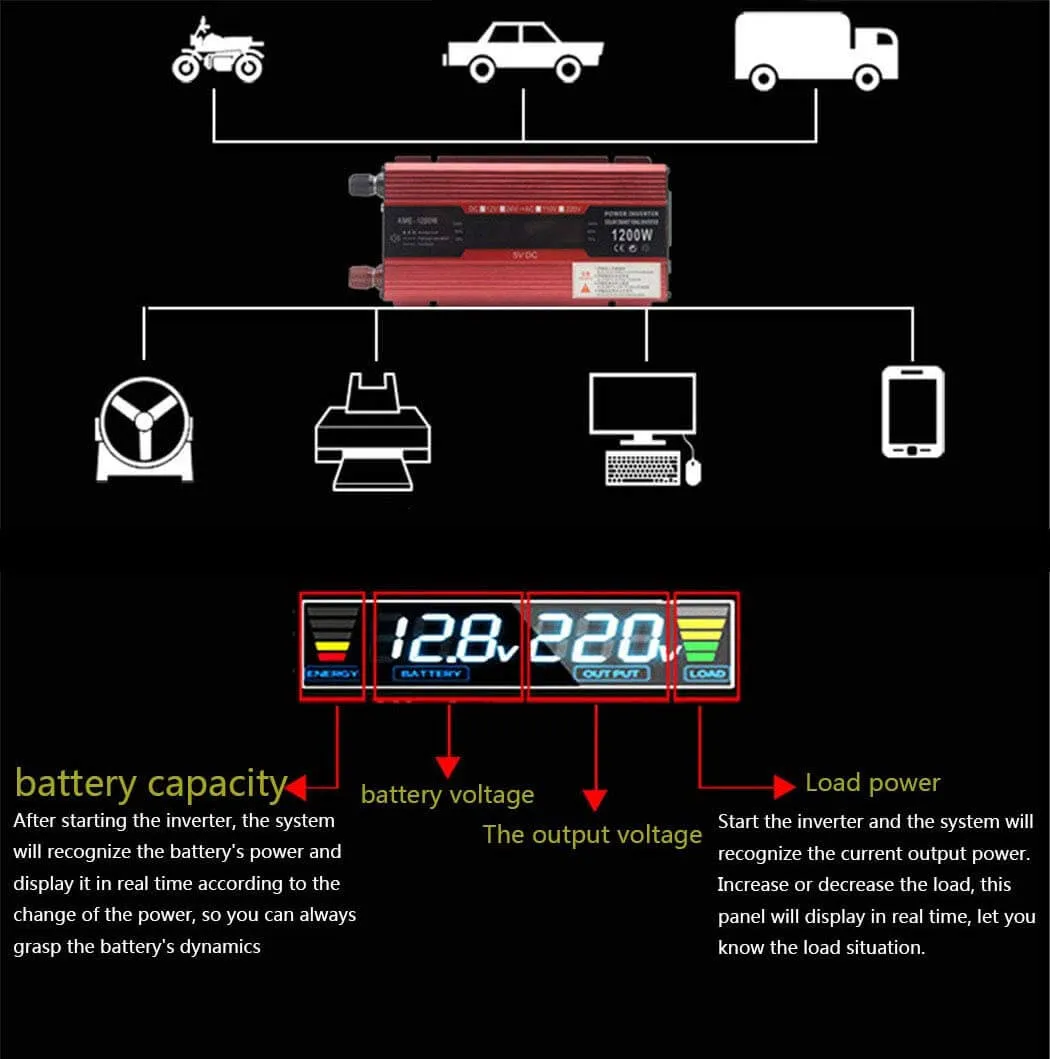 500W Car Inverter 24V