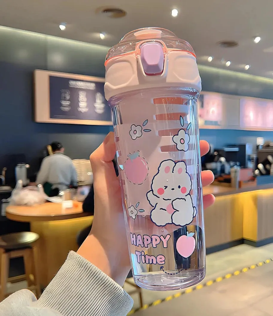 520ml Cute Cartoon Design Water Bottle for Kids