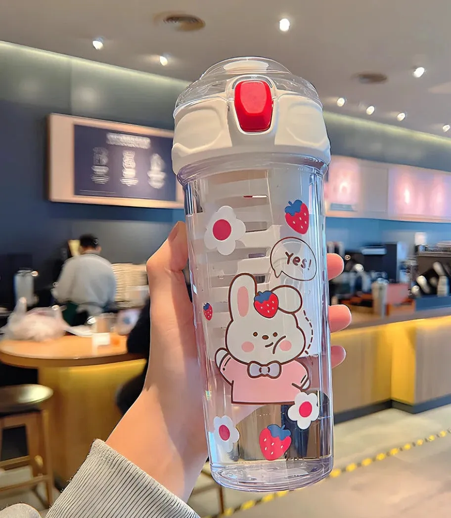 520ml Cute Cartoon Design Water Bottle for Kids