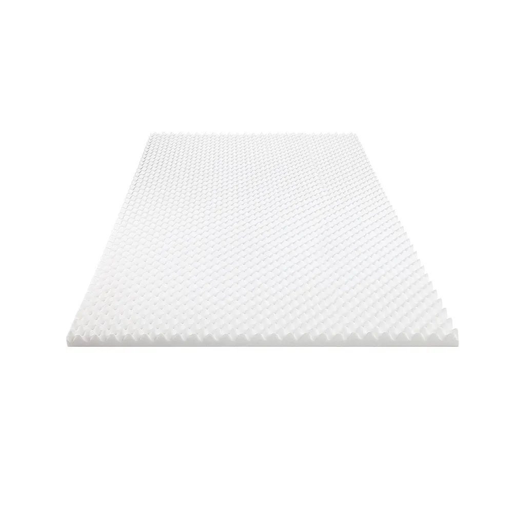 5cm Egg Crate Foam Mattress Topper, Single - Giselle Bedding