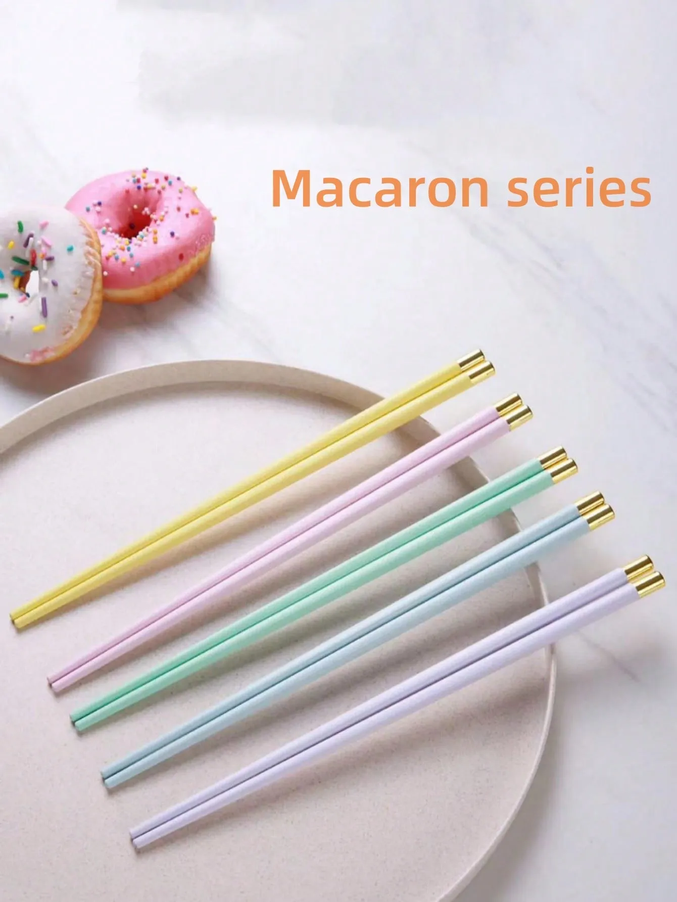 5pairs Chinese-Style Household Chopsticks, Elegant And Traditional, One Person One Chopstick, High-End Lacquer-Free Chopsticks, Easy To Clean Without Mold.