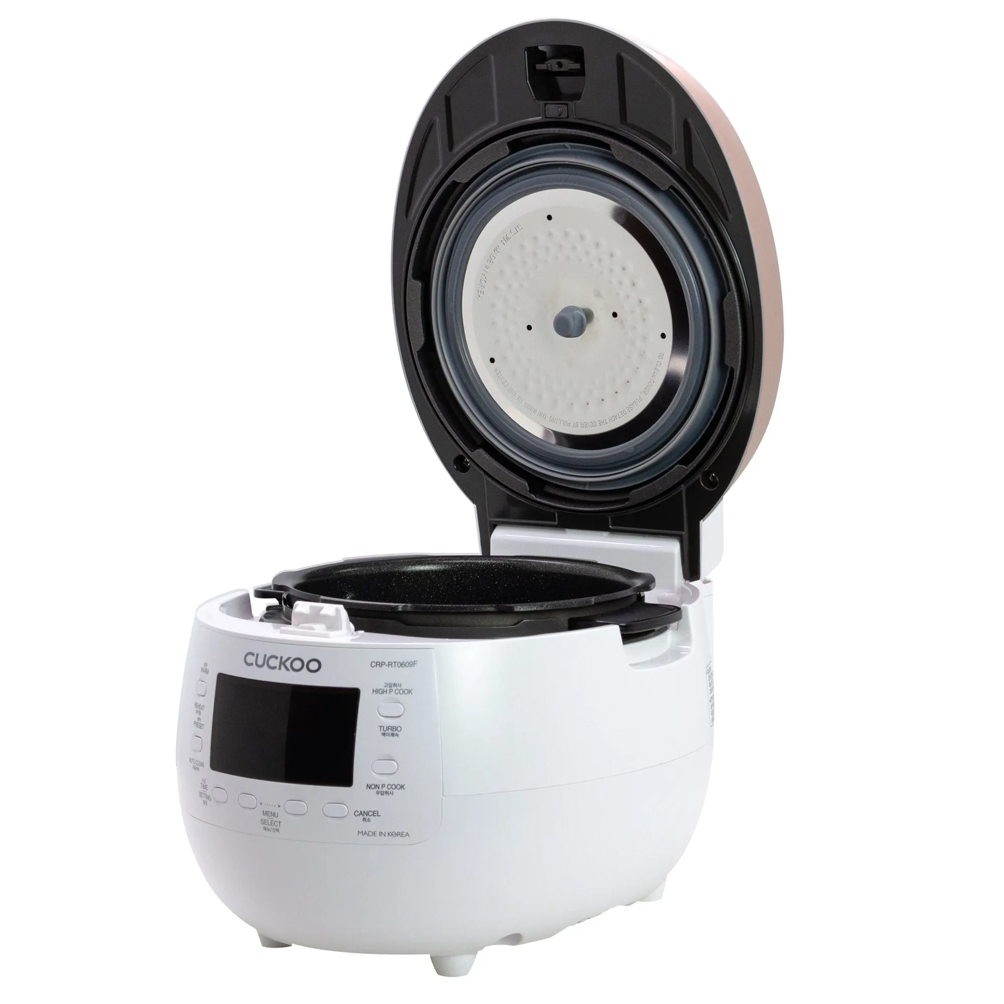 6-Cup Electric Twin Pressure Rice Cooker with KOR/ENG/CHN Voice Navigation (CRP-RT0609F)