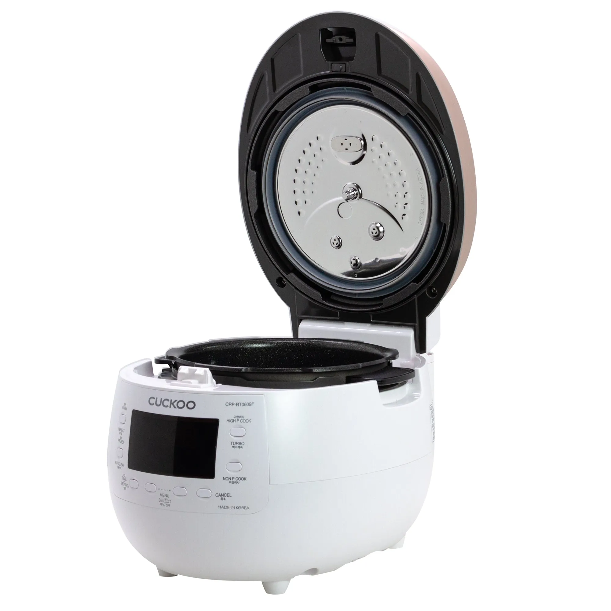 6-Cup Electric Twin Pressure Rice Cooker with KOR/ENG/CHN Voice Navigation (CRP-RT0609F)