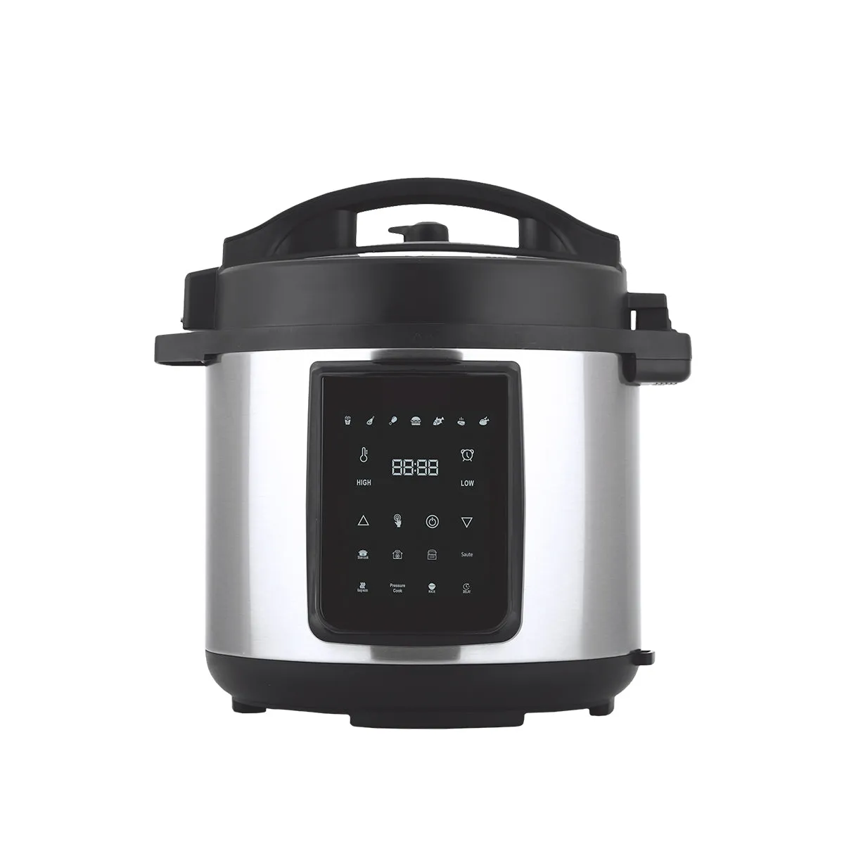 6L Air Fryer   Pressure Cooker (Silver) Kitchen Appliance