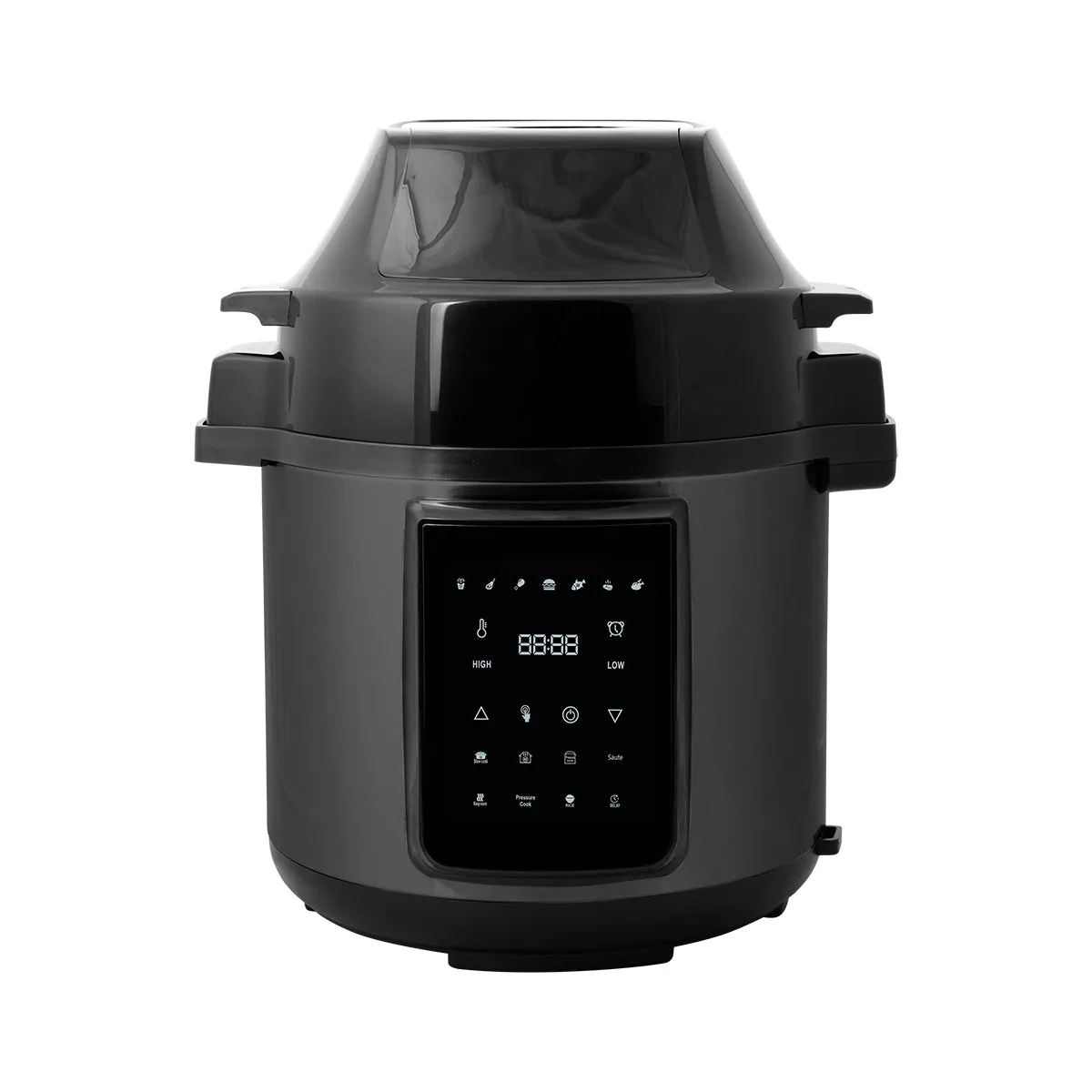 6L Air Fryer   Pressure Cooker (Silver) Kitchen Appliance