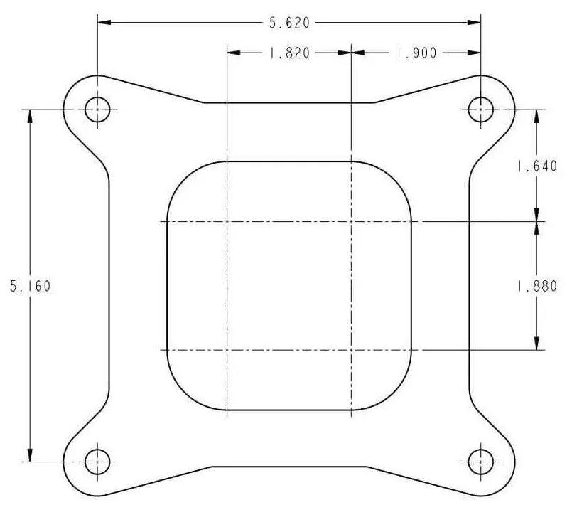 870 CFM 4-Barrel Carburettor HO0-80870