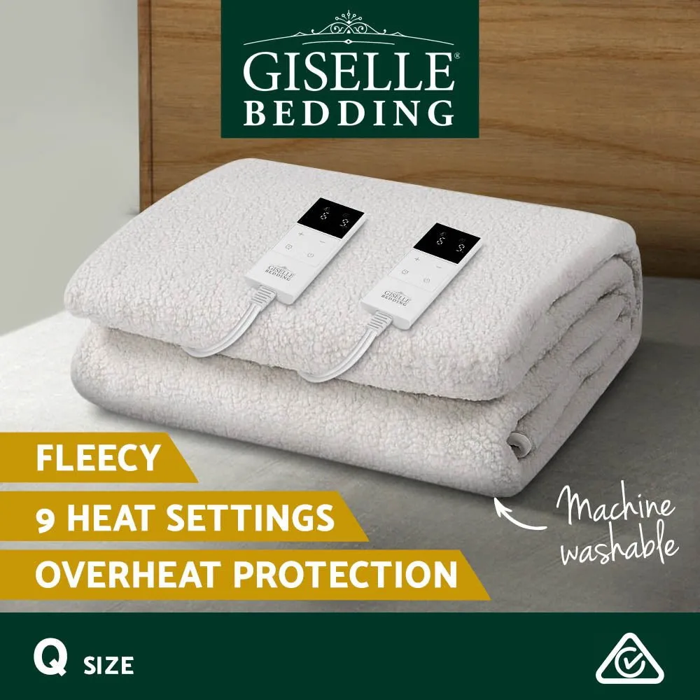 9 Setting Fully Fitted Electric Blanket - Queen