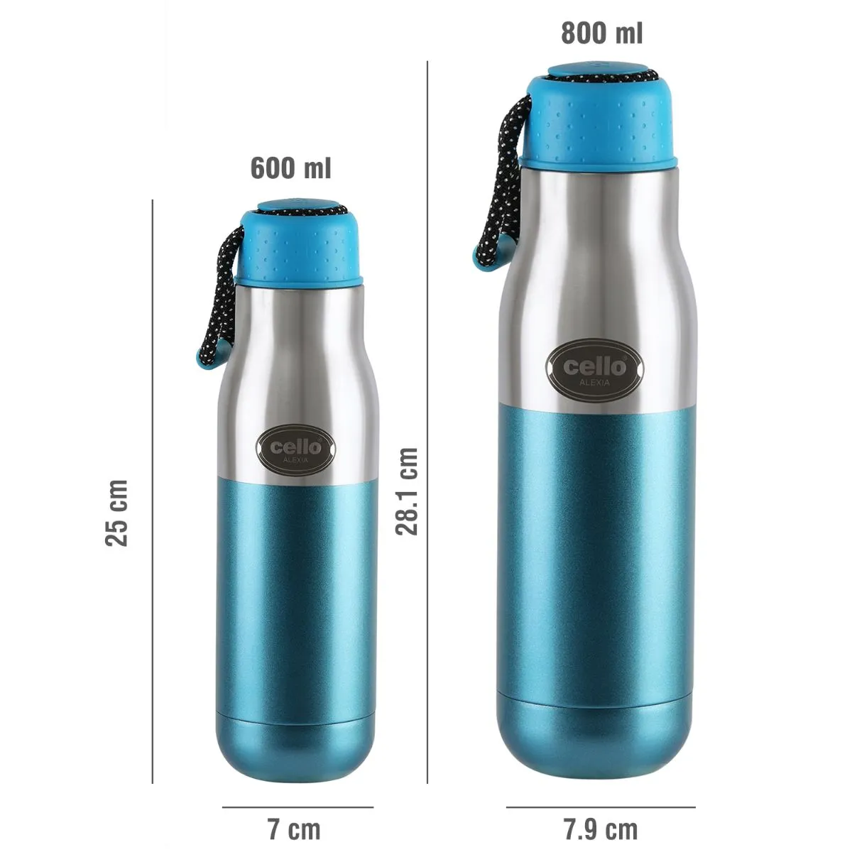 Alexia Flask, Vacusteel Water Bottle, 600ml