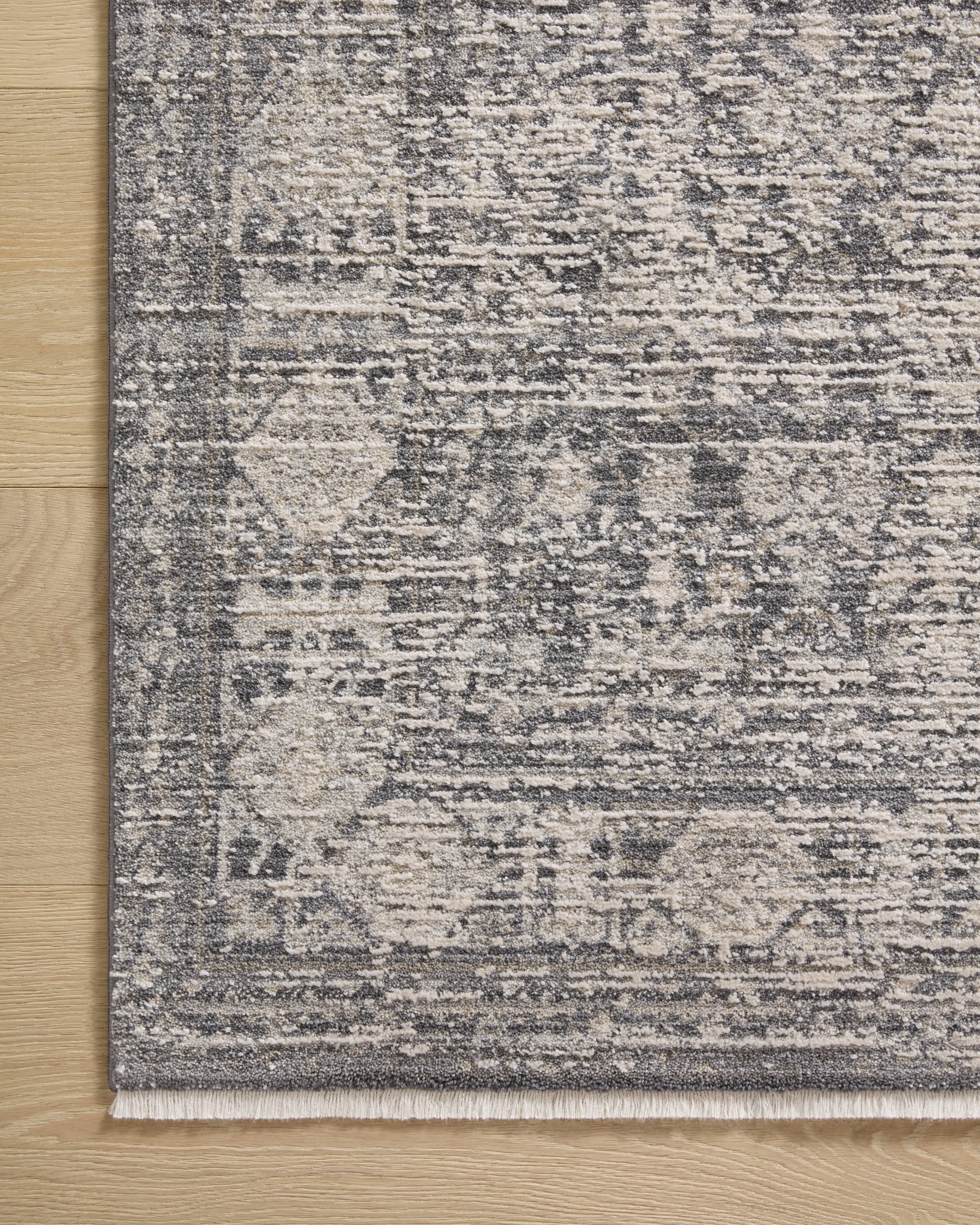 Amber Lewis Alie Rug - Charcoal / Dove