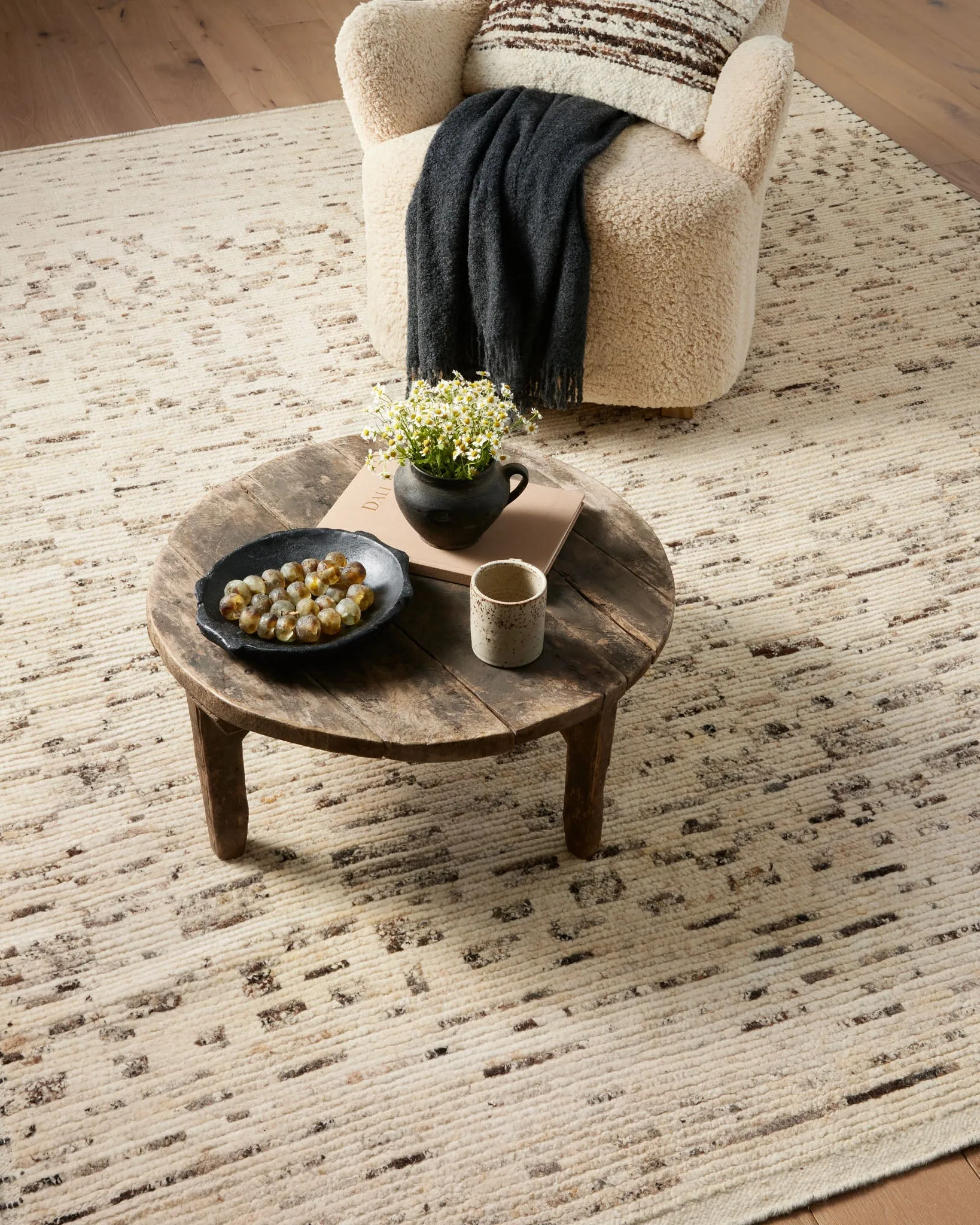 Amber Lewis x Loloi Briyana Rug - Natural Granite