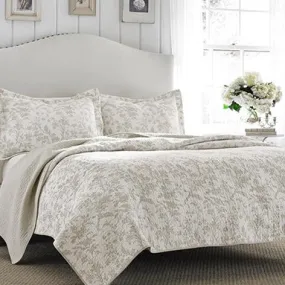 Amberley Biscuit Quilt Set