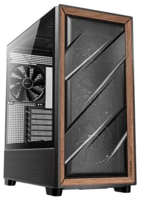 ANTEC FLUX Black 黑色 Tempered Glass Mid-Tower E-ATX Case 支援背插式主機板