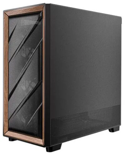 ANTEC FLUX Black 黑色 Tempered Glass Mid-Tower E-ATX Case 支援背插式主機板