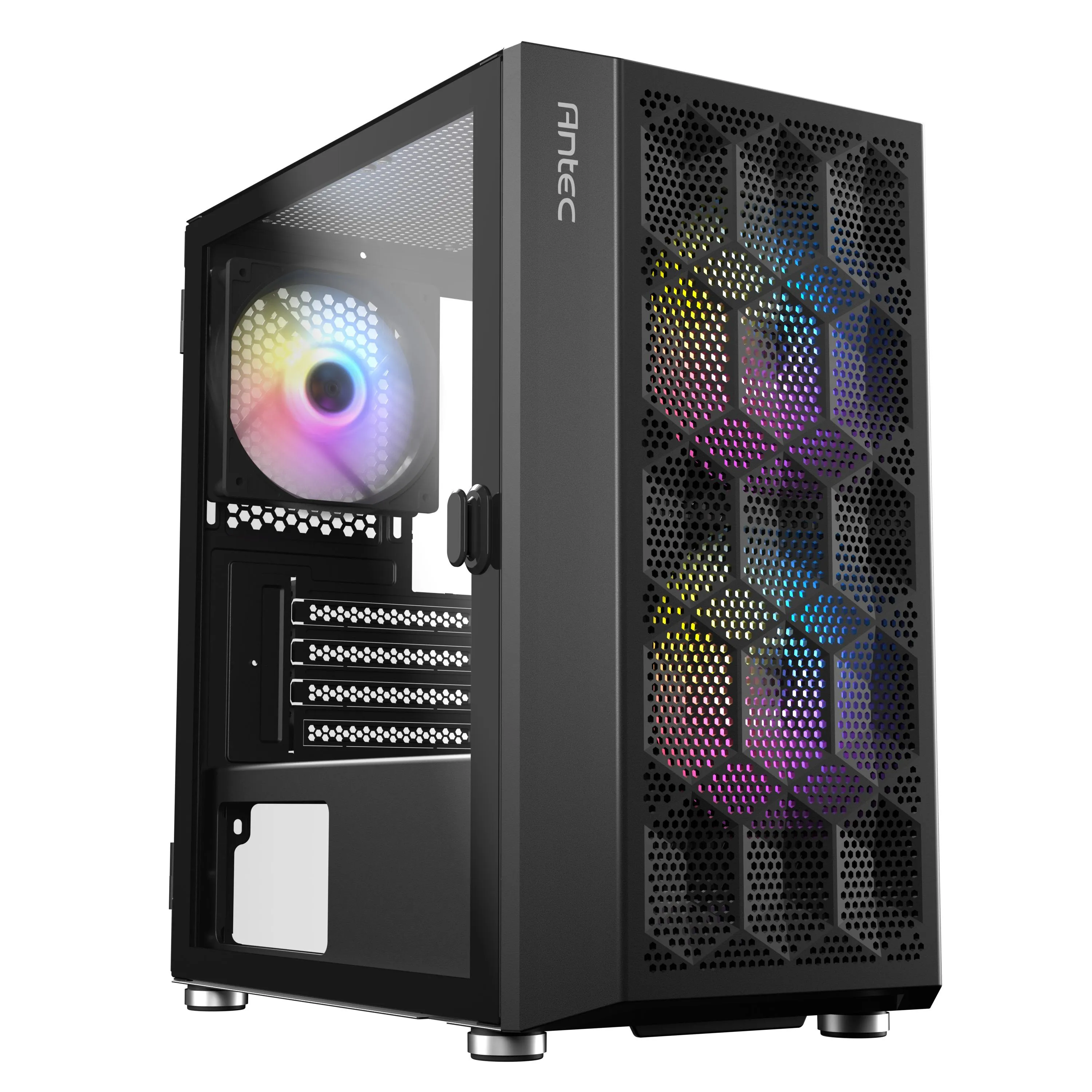 ANTEC NX200M Black 黑色 RGB Tempered Glass Micro-ATX Case AN-CA-NX200M-RGB-TG