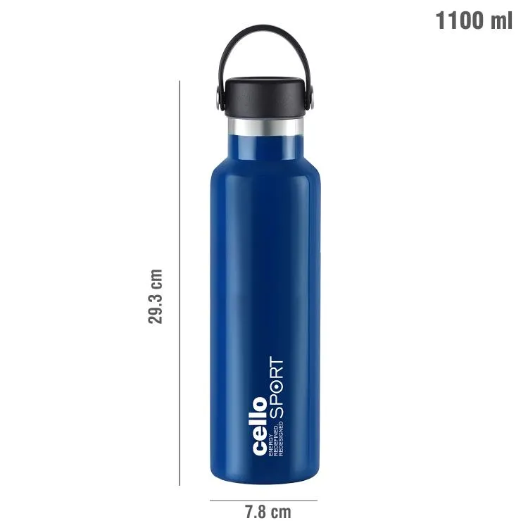 Aqua Bliss Flask, Vacusteel Water Bottle, 1100ml