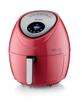 Ariete 4618, Airy Fryer XXL, Air Fryer, 5.5 Liters, Fries Without Oil 2.5 kg of Chips, 1800 Watt, Red