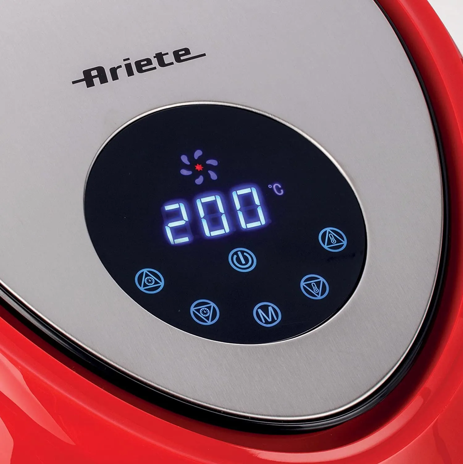 Ariete 4618, Airy Fryer XXL, Air Fryer, 5.5 Liters, Fries Without Oil 2.5 kg of Chips, 1800 Watt, Red