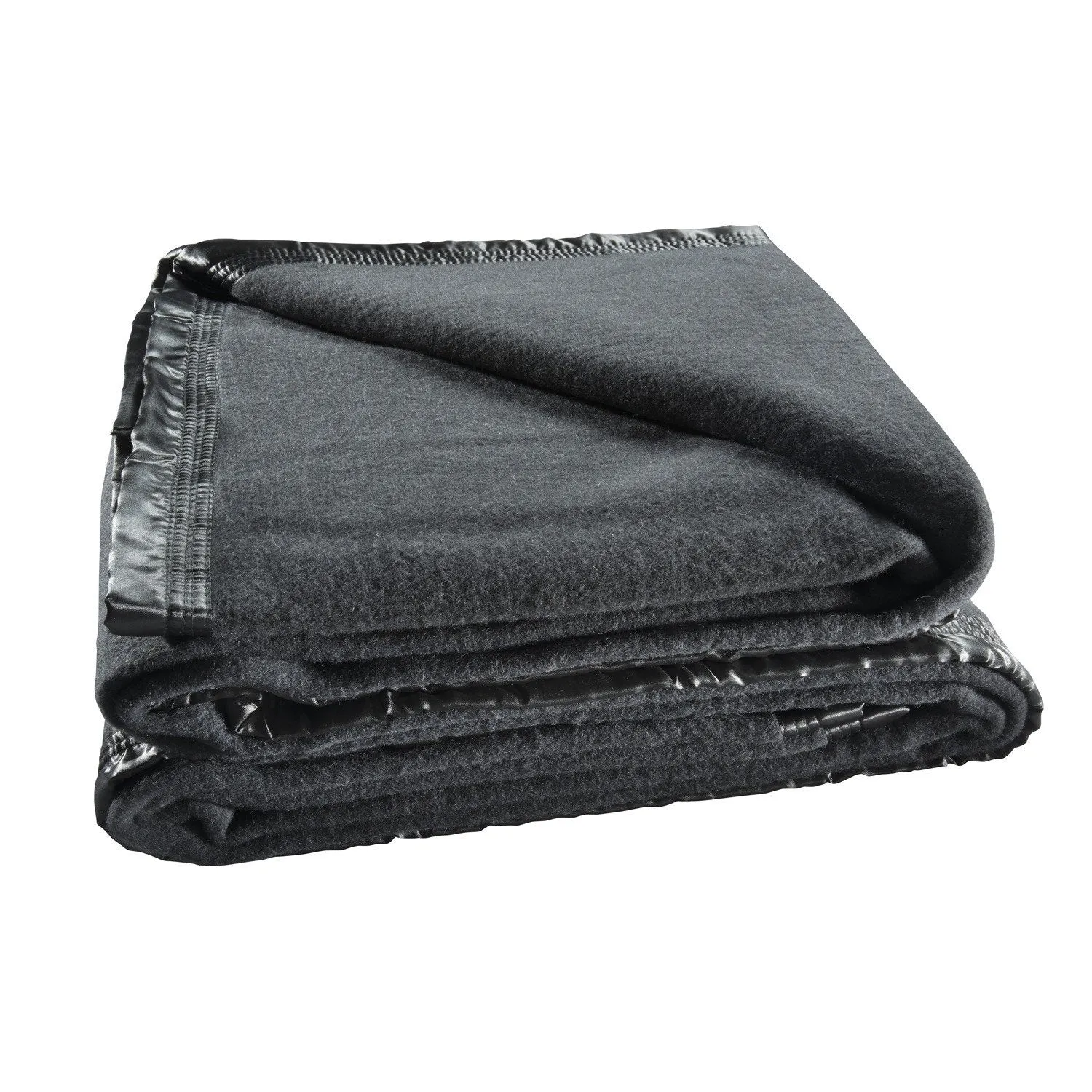 Australian Wool Blanket 480gsm Charcoal by bianca