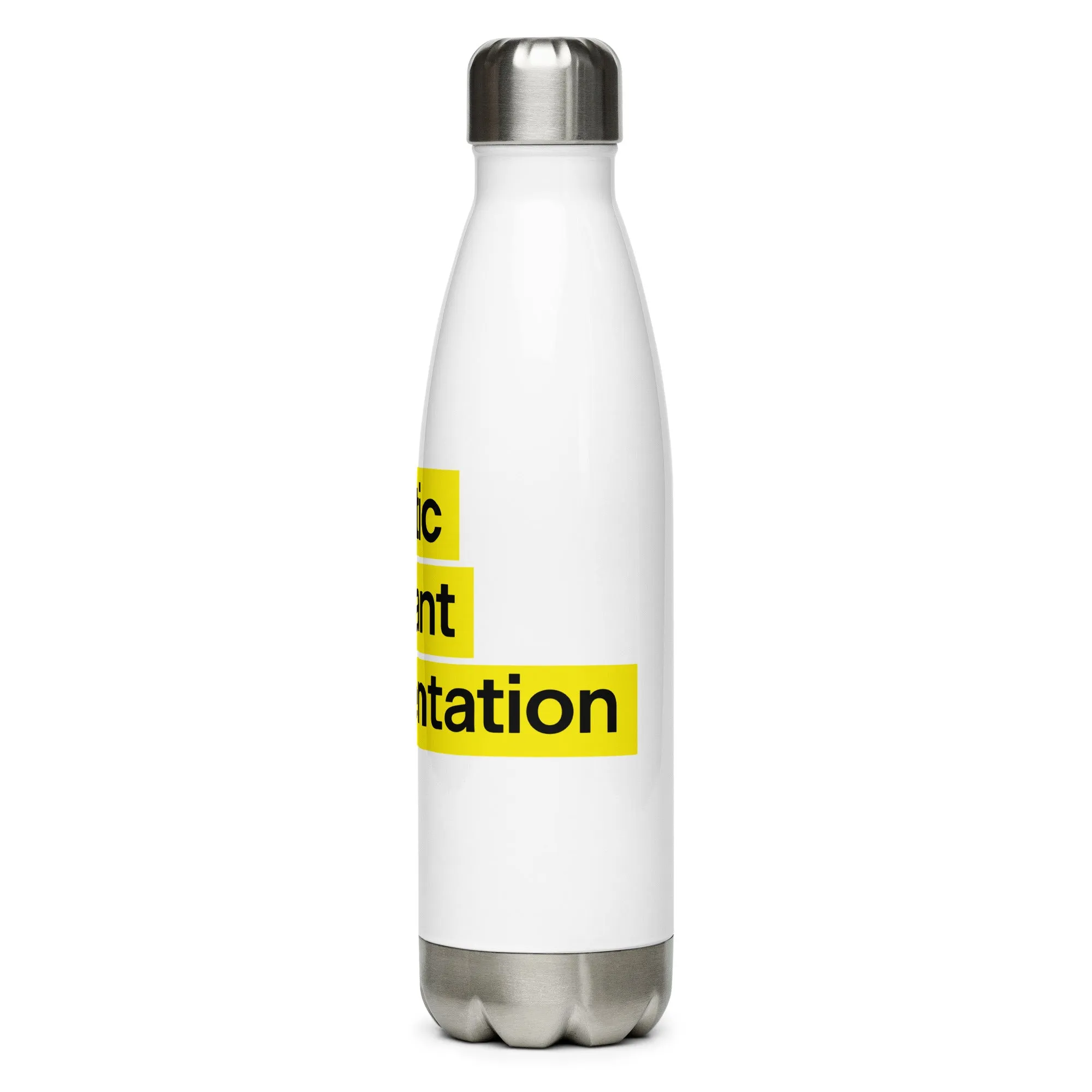 Authentic Immigrant Representation Stainless Steel Water Bottle