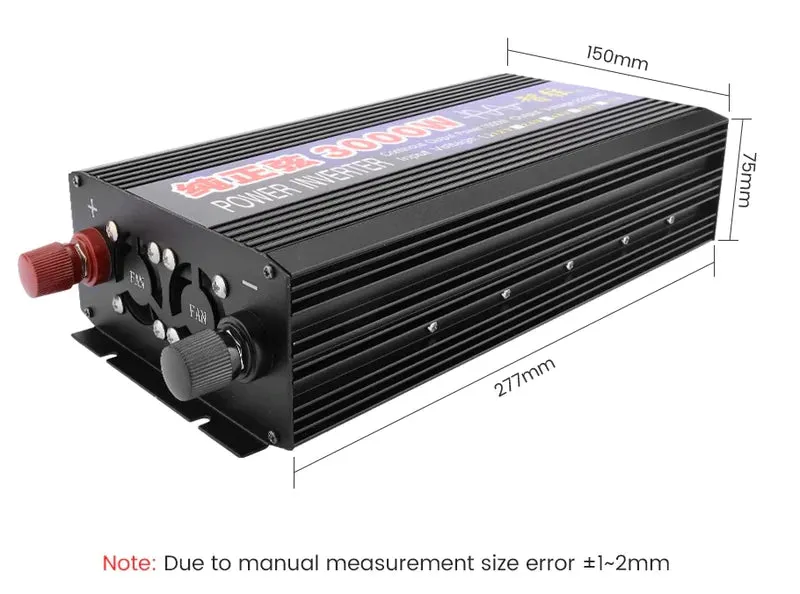 Automotive Pure Sine wave Inverter 3000W 12V