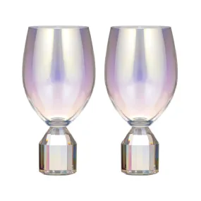 Ava Wine Glasses - Opal (2pc)