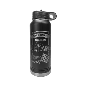 Back Home Again in Indiana Insulated Water Bottle