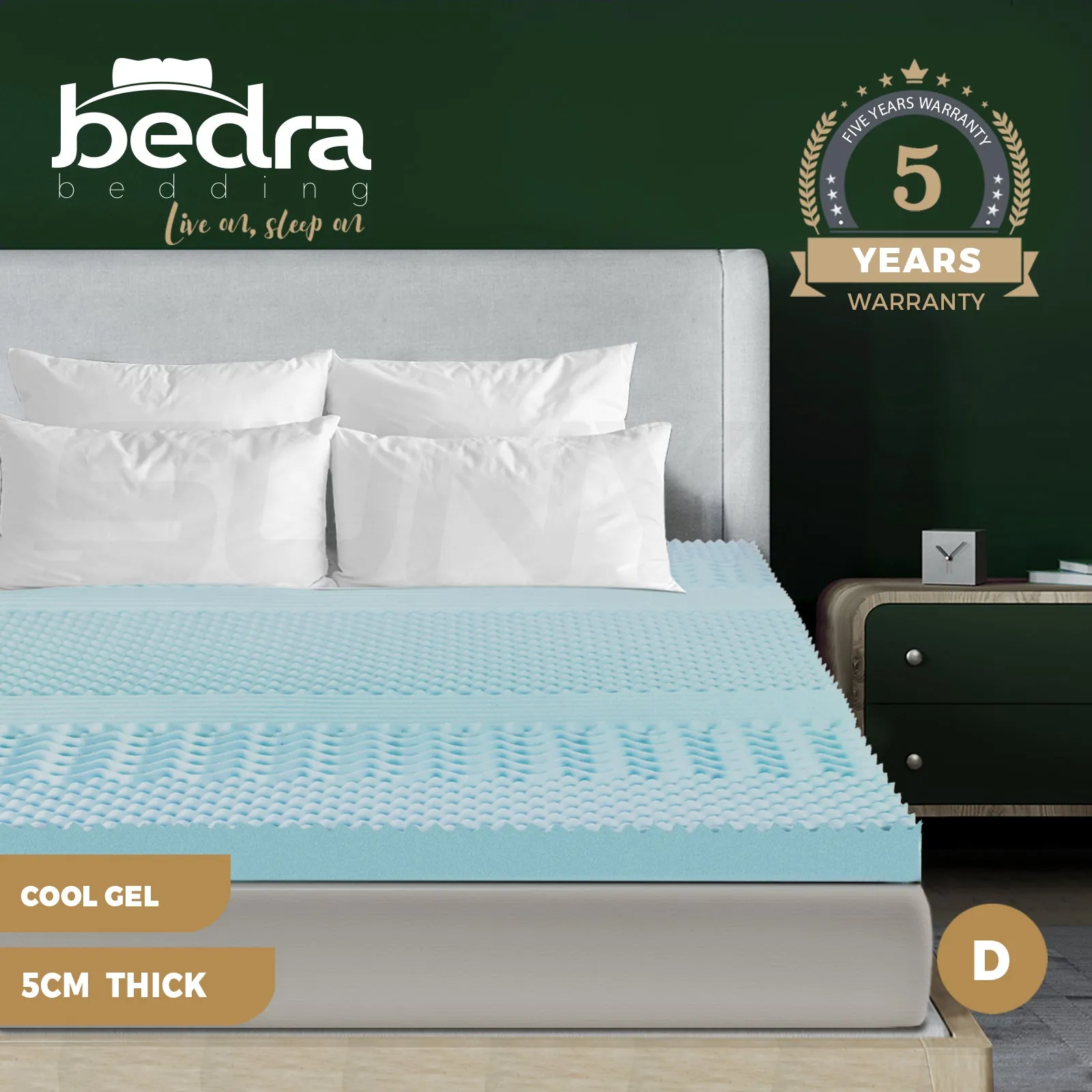 Bedra Memory Foam Mattress 7-Zone 5CM Double