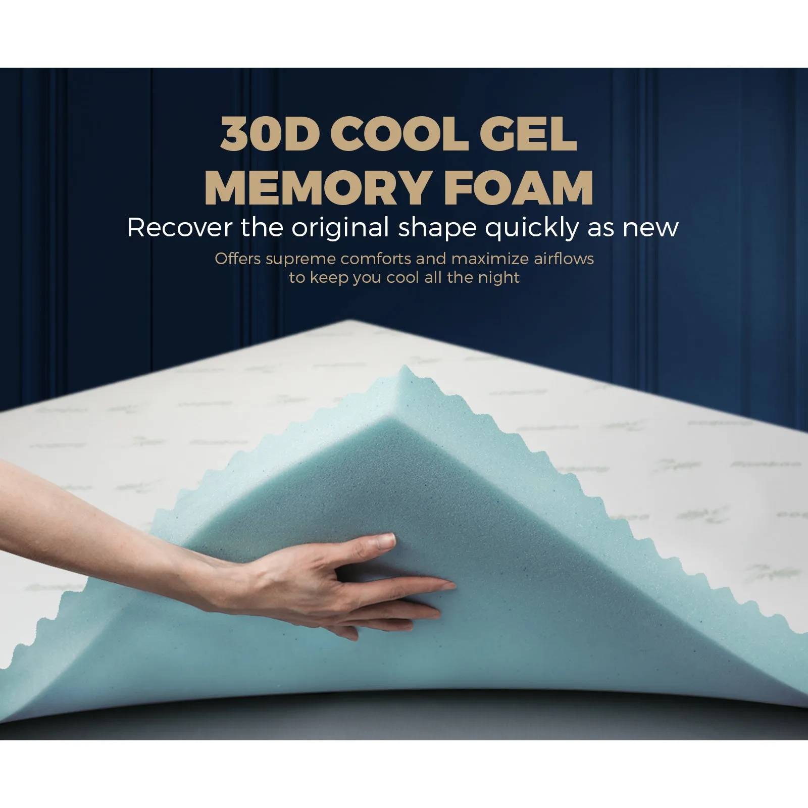 Bedra Memory Foam Mattress 7-Zone 5CM Double