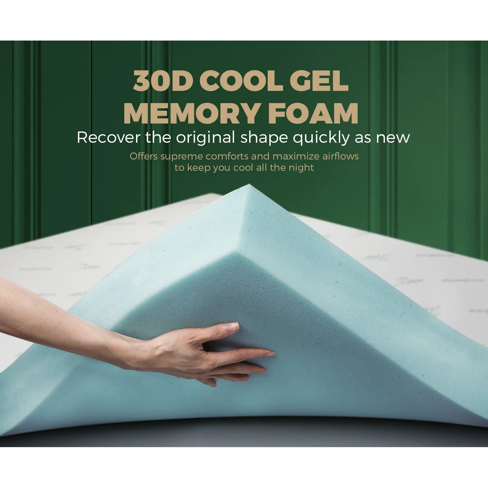 Bedra Memory Foam Mattress Queen 10CM