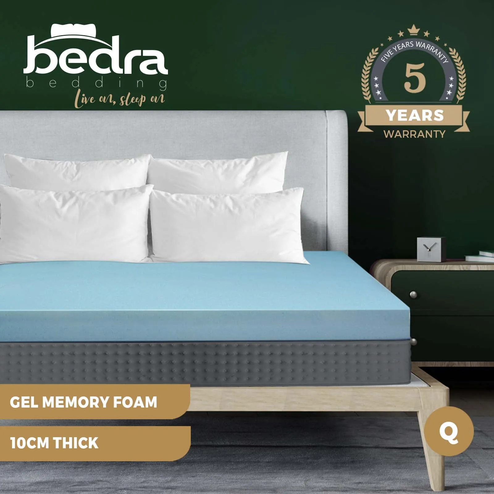 Bedra Memory Foam Mattress Queen 10CM