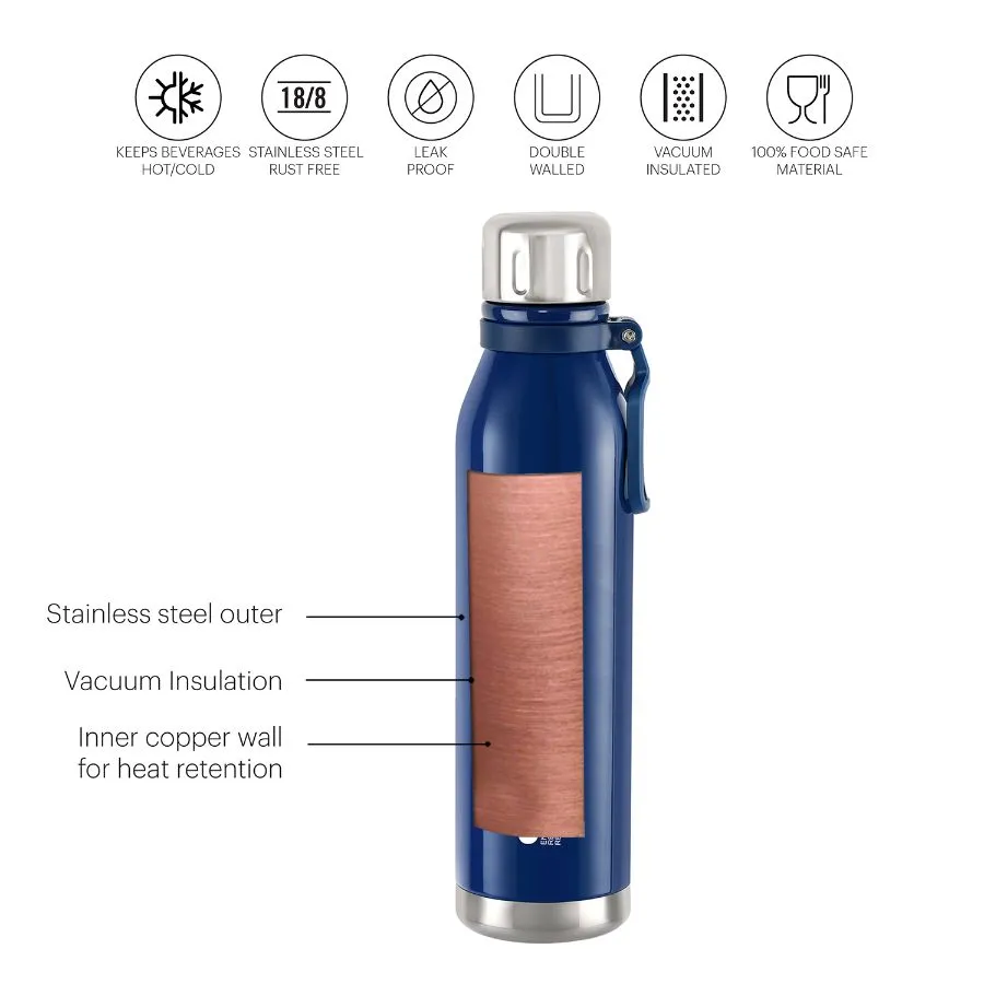 Bentley Flask, Vacusteel Water Bottle, 600ml