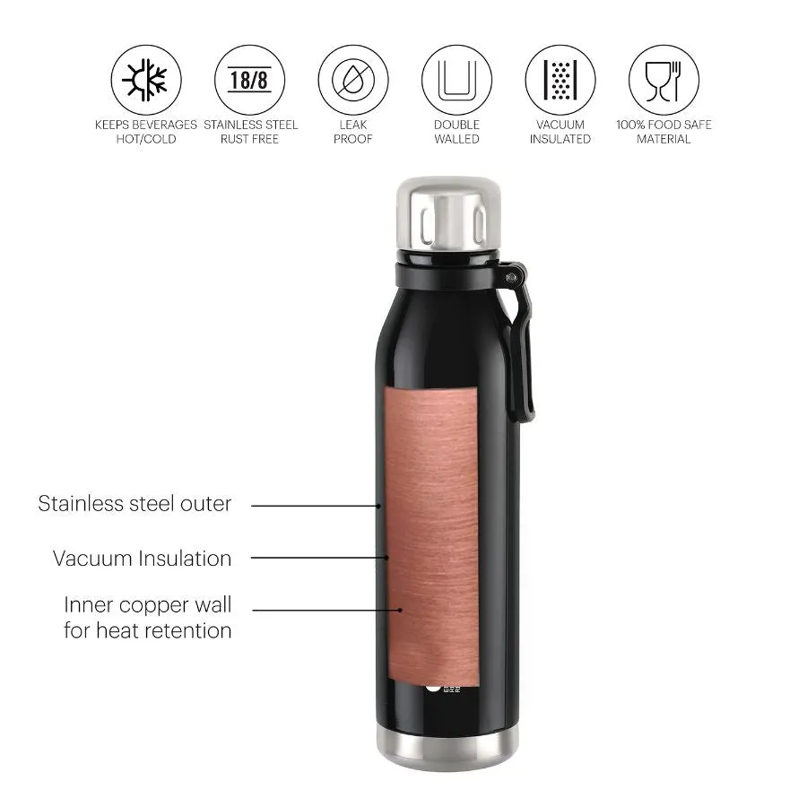 Bentley Flask, Vacusteel Water Bottle, 600ml