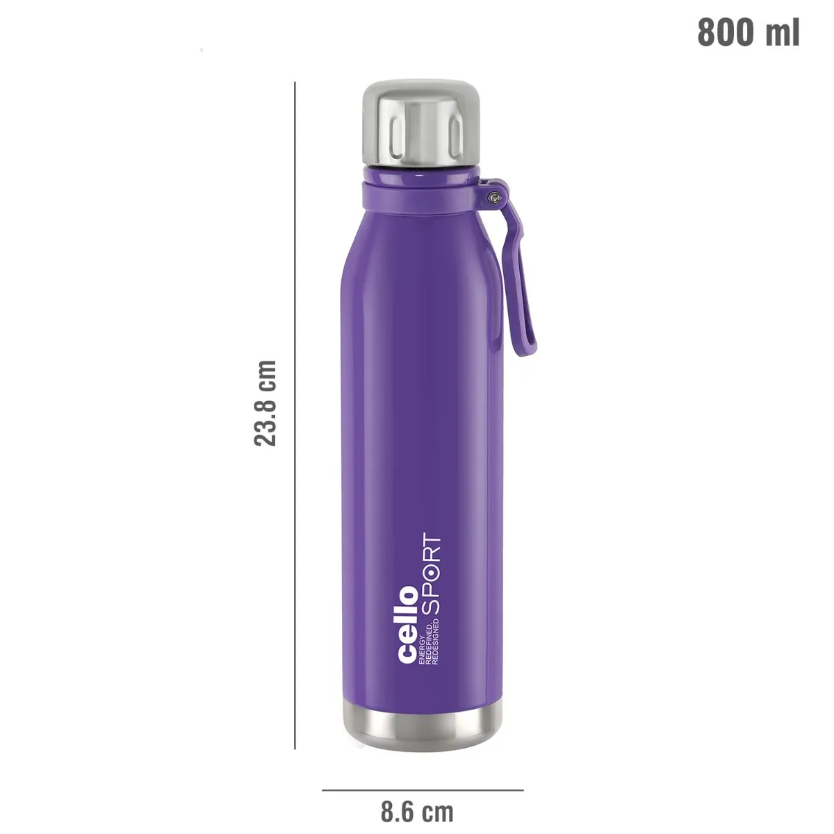 Bentley Flask, Vacusteel Water Bottle, 800ml