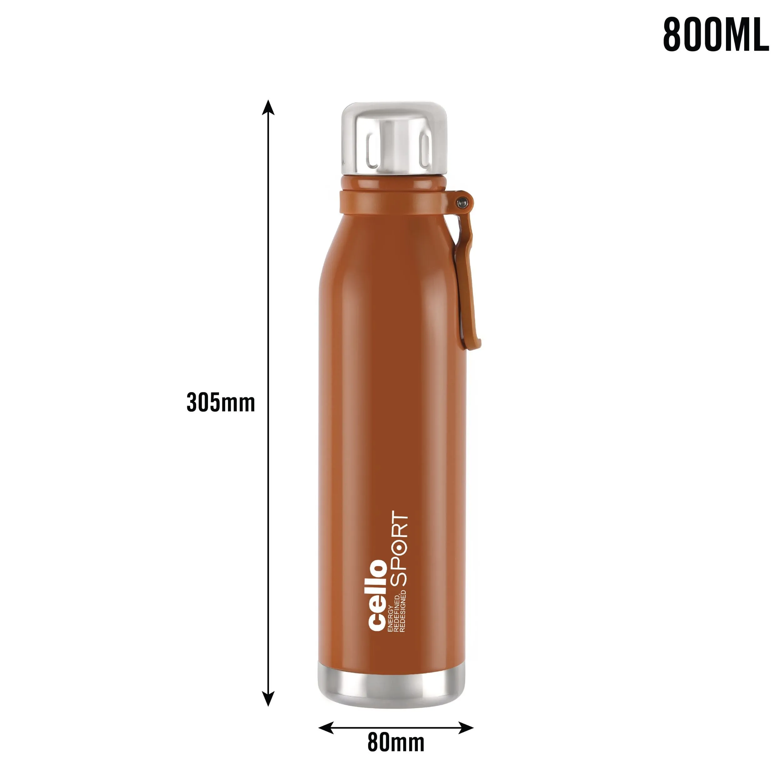 Bentley Flask, Vacusteel Water Bottle, 800ml