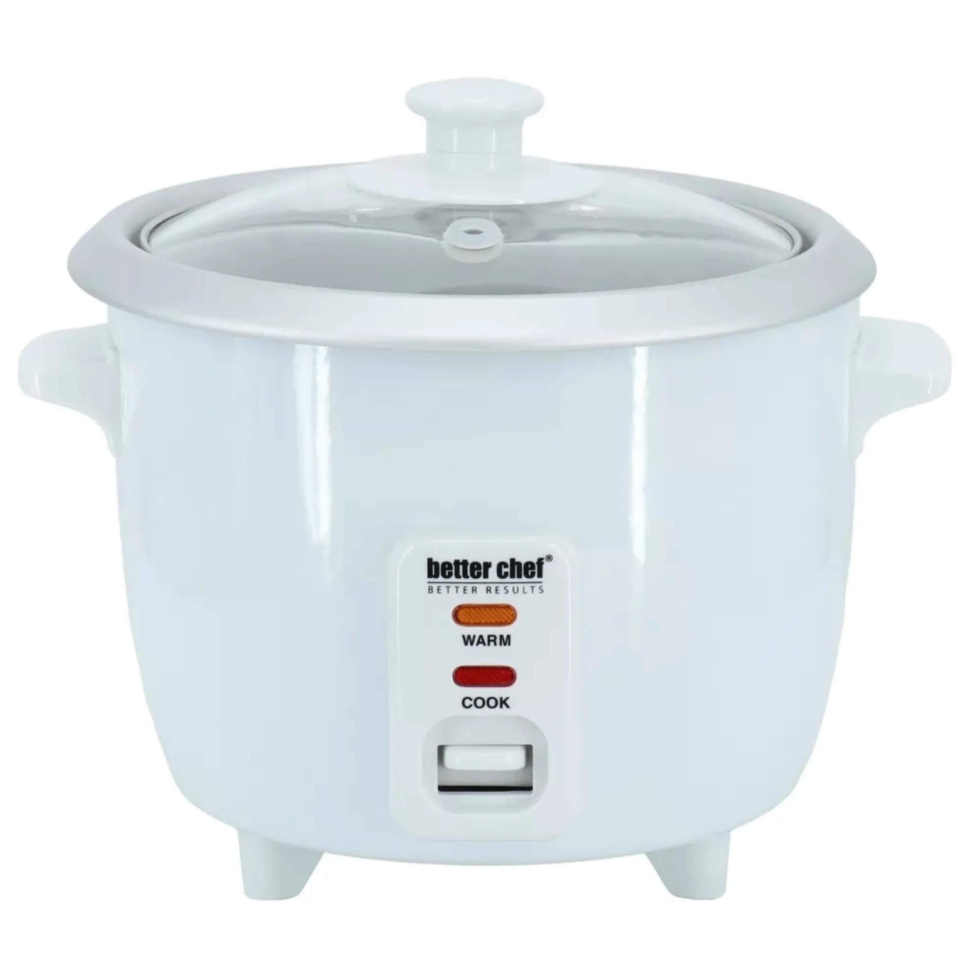 Better Chef 3 Cup - 6 Cups Cooked - Rice Cooker with Measuring Cup and