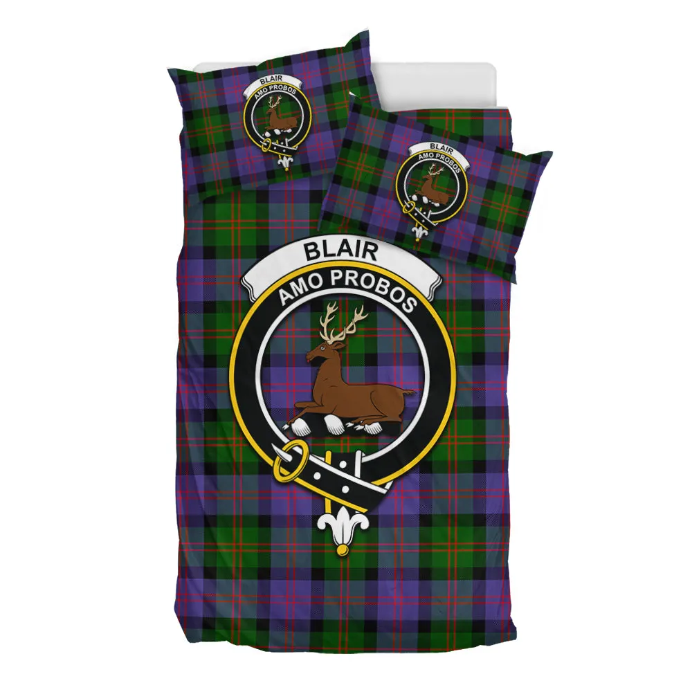 Blair Modern Tartan Bedding Set with Family Crest