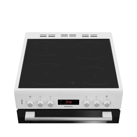 Blomberg HKN65W 60cm Electric Double Oven with Ceramic Hob White