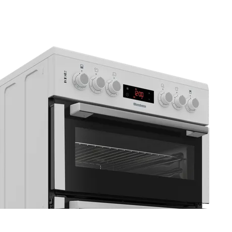 Blomberg HKN65W 60cm Electric Double Oven with Ceramic Hob White