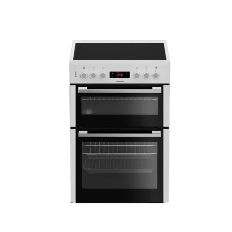 Blomberg HKN65W 60cm Electric Double Oven with Ceramic Hob White