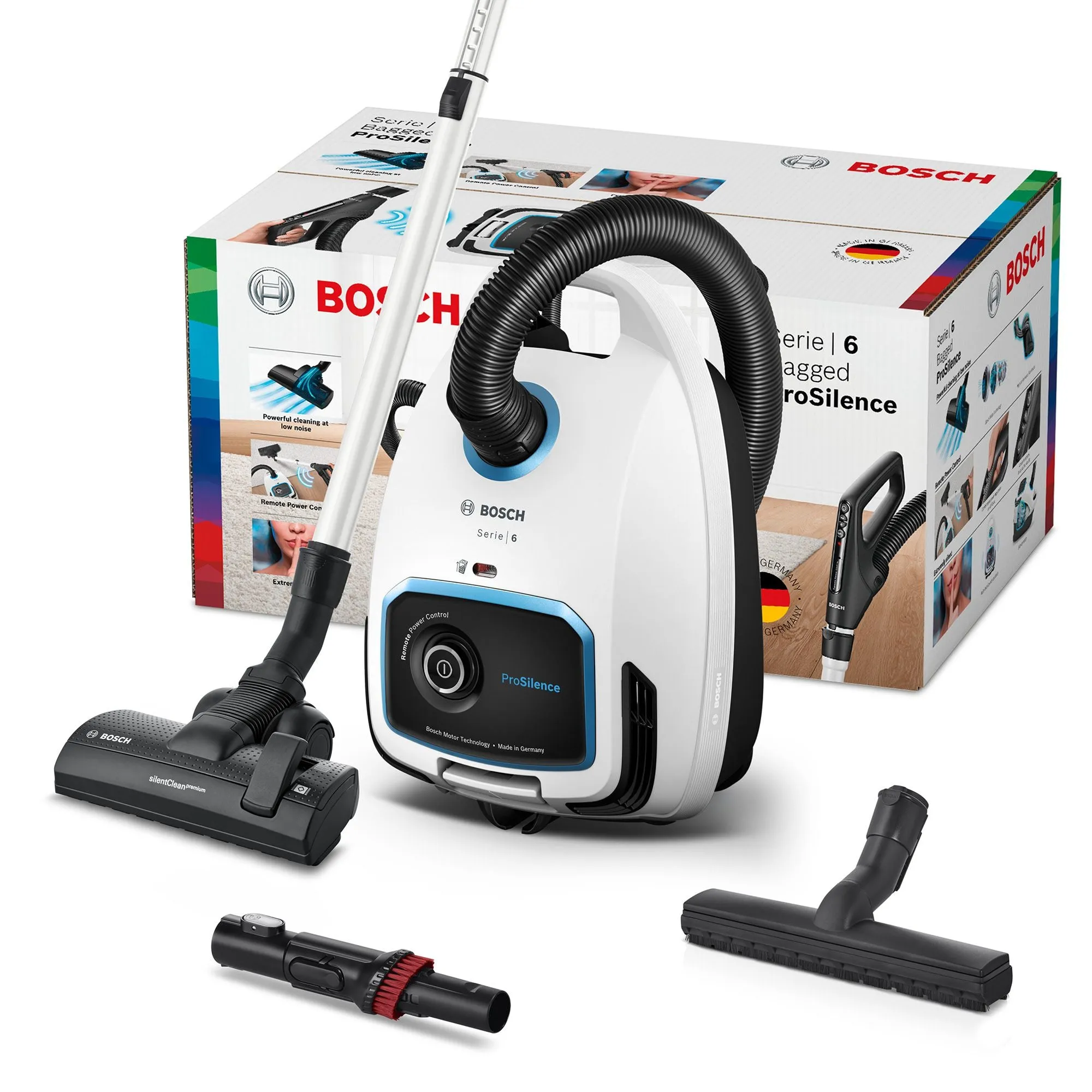 Bosch Serie 6 Bgb6sil1 Vacuum 4 L Cylinder Vacuum Dry 700 W Dust Bag