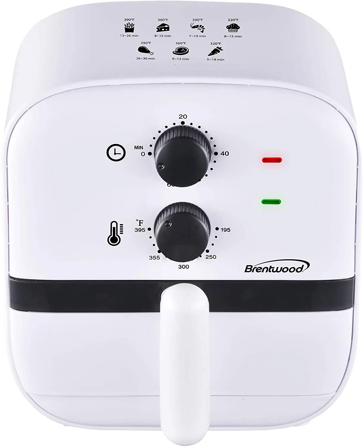 Brentwood AF100 1-Quart Small Electric Air Fryer with 60-Minute Timer & Temp. Control