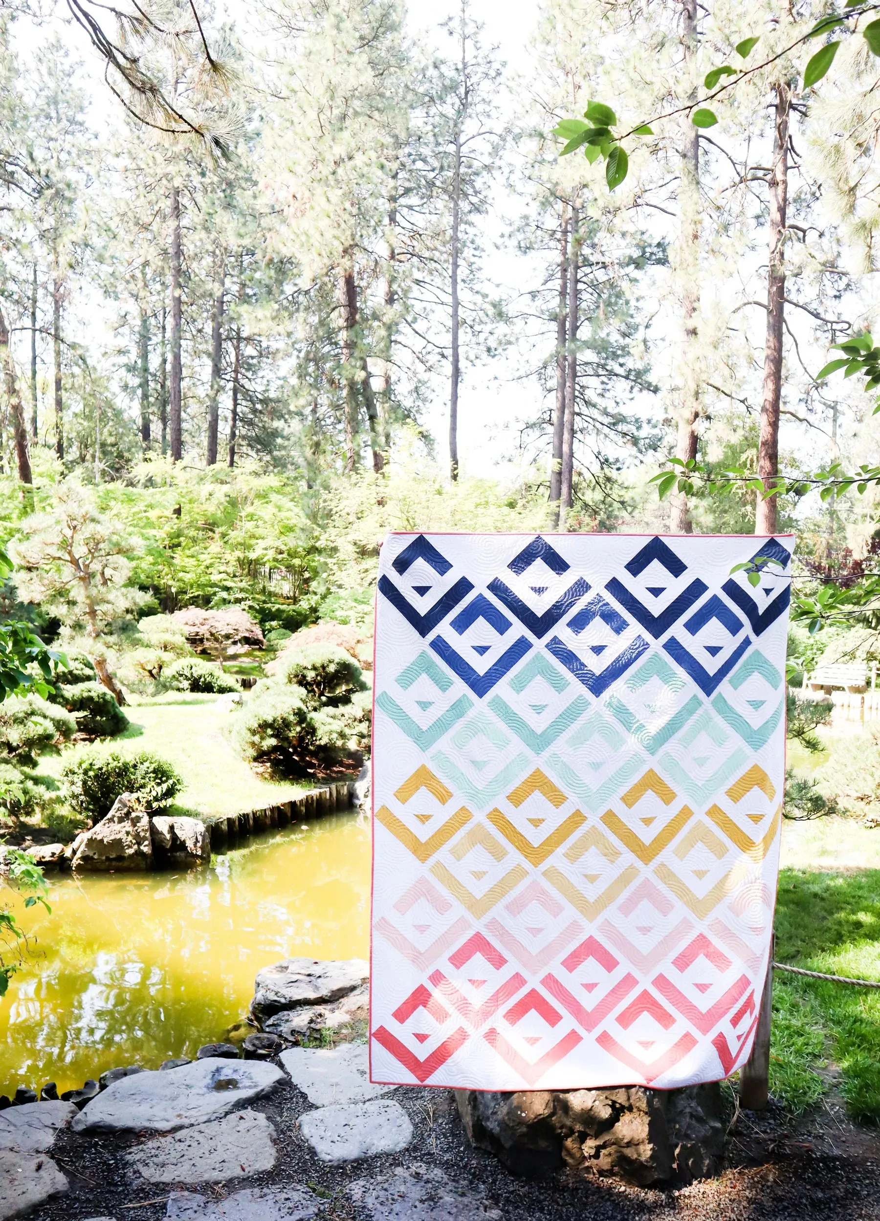 Cabin Valley Quilt - Printed Quilt Pattern